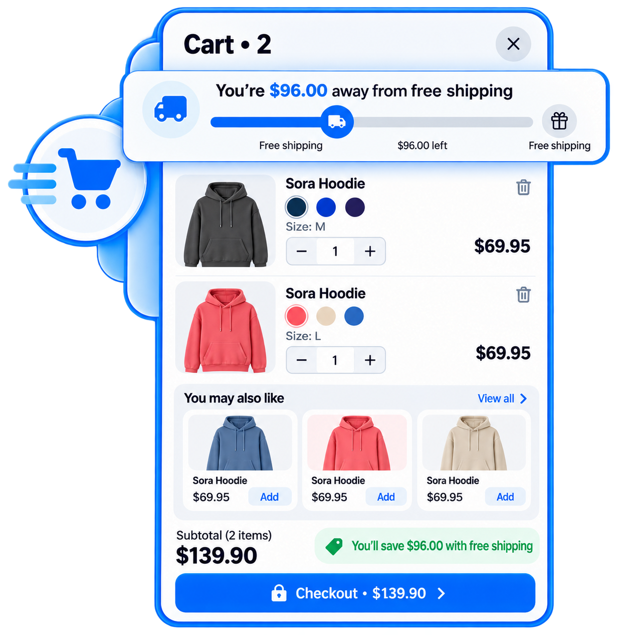 Smart Bundle storefront widget preview